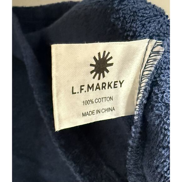 NWT LF Markey Top Women’s One Size Basic Top Toweling Navy Blue Casual - Picture 4 of 4